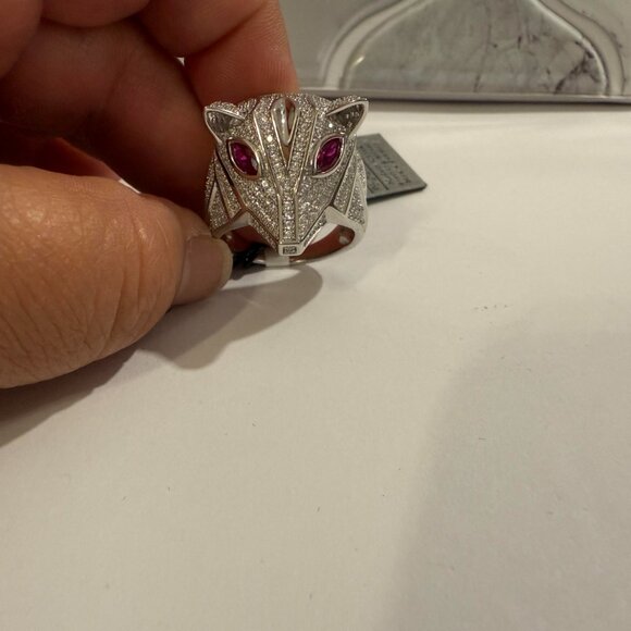 Blac Label Heritage Sterling Silver Cubic Zirconia Ring Size 11 - Picture 4 of 8